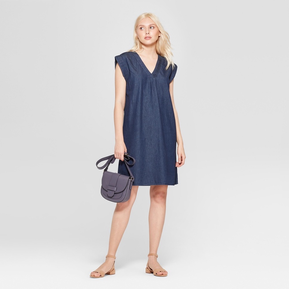 Denim Shift Dress